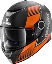 SHARK SPARTAN ARGUAN MATT matt schwarz/orange/silber XS SHARK SPARTAN ARGUAN MATT matt schwarz/orange/silber XS