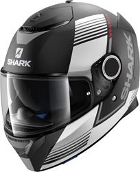 SHARK SPARTAN ARGUAN MATT matt schwarz/weiss/rot XL SHARK SPARTAN ARGUAN MATT matt schwarz/weiss/rot XL