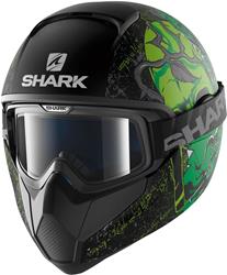 SHARK VANCORE ASTHAN MAT matt schwarz/grün M SHARK VANCORE ASTHAN MAT matt schwarz/grün M