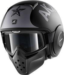SHARK DRAK SOYOUZ MATT matt schwarz/silber M SHARK DRAK SOYOUZ MATT matt schwarz/silber M