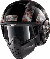 SHARK DRAK DOGTAG schwarz/chrome S SHARK DRAK DOGTAG schwarz/chrome S