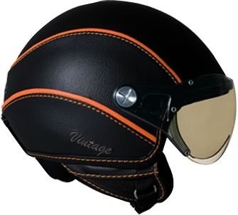 NEXX X60 VISION VINTAGE schwarz/orange matt S