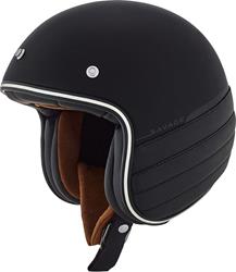 NEXX X.G10 GARAGE SAVAGE Jethelm schwarz/leder/chrom XXL NEXX X.G10 GARAGE SAVAGE Jethelm schwarz/leder/chrom XXL