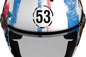 HELIX 3D LOGO 53 weiss/blau/rot dekor S