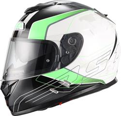 NZI SYMBIO ARESONE Integralhelm schwarz/weiss/grün XXL NZI SYMBIO ARESONE Integralhelm schwarz/weiss/grün XXL