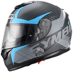 NZI SYMBIO TERA Integralhelm matt schwarz/grau/blau XL NZI SYMBIO TERA Integralhelm matt schwarz/grau/blau XL