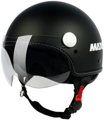 MAX P-MAX Demijet mit Visier matt schwarz L