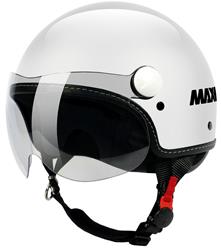 MAX P-MAX Demijet mit Visier weiss shiny S MAX P-MAX Demijet mit Visier weiss shiny S