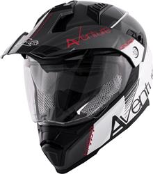 KAPPA KV30 AVENTURE Enduro Helm grau/weiss XXL