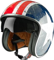 ORIGINE SPRINT REBEL STAR Jethelm rot/blau/weiss XS ORIGINE SPRINT REBEL STAR Jethelm rot/blau/weiss XS