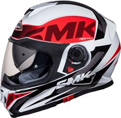 SMK TWISTER LOGO Integralhelm weiss/rot 3XL SMK TWISTER LOGO Integralhelm weiss/rot 3XL