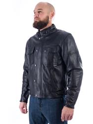 BELO ROONEY Lederjacke matt schwarz 3XL BELO ROONEY Lederjacke matt schwarz 3XL