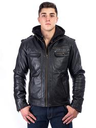 BELO ROCKER Lederjacke schwarz 3XL BELO ROCKER Lederjacke schwarz 3XL