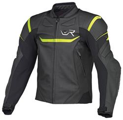 MACNA MISSION Lederjacke schwarz/gelb 54 MACNA MISSION Lederjacke schwarz/gelb 54