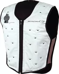 MACNA DRY COOLING Veste hellgrau XS-M MACNA DRY COOLING Veste hellgrau XS-M