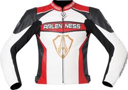 ARLEN NESS LJ-8984-AN EDGE Lederjacke weiss/rot/schwarz 52 ARLEN NESS LJ-8984-AN EDGE Lederjacke weiss/rot/schwarz 52