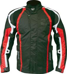 BERIK NJ-5948-BK Jacke schwarz/rot/weiss 54
