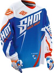 SHOT FLEXOR EDGE Jersey blau/orange XL SHOT FLEXOR EDGE Jersey blau/orange XL