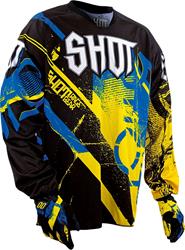 SHOT DEVO SPARK Jersey gelb/blau XL SHOT DEVO SPARK Jersey gelb/blau XL