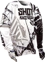 SHOT CONTACT BLOCK Jersey weiss L SHOT CONTACT BLOCK Jersey weiss L