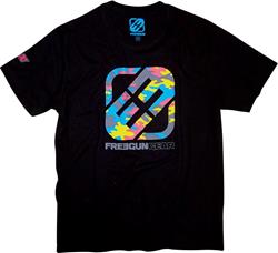 SHOT FREEGUN CAMO T-Shirt sw./camo bunt L SHOT FREEGUN CAMO T-Shirt sw./camo bunt L