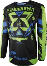 SHOT DEVO TROOPER KID Jersey neon grün/blau/schwarz 12/13 Jahre SHOT DEVO TROOPER KID Jersey neon grün/blau/schwarz 12/13 Jahre
