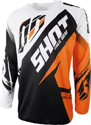 SHOT CONTACT FAST Jersey orange/schw./weiss M SHOT CONTACT FAST Jersey orange/schw./weiss M