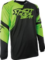 SHOT CONTACT CLAW NEON Jersey neon grün/schw. L