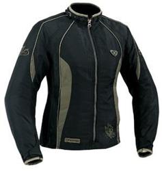 IXON VEGA Damentextiljacke schwarz/kaki S IXON VEGA Damentextiljacke schwarz/kaki S