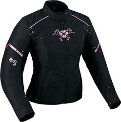 IXON DIVA STAR Damenjacke schwarz/pink S IXON DIVA STAR Damenjacke schwarz/pink S