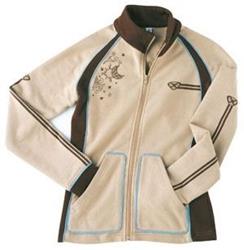 IXON SUNLINE LADY Zipp-Jacke creme/braun XS IXON SUNLINE LADY Zipp-Jacke creme/braun XS