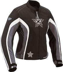 IXON IDYLLIC Damentextiljacke schwarz/grau L IXON IDYLLIC Damentextiljacke schwarz/grau L