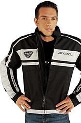 IXON WINNER Textiljacke schwarz/weiss XL IXON WINNER Textiljacke schwarz/weiss XL