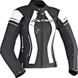 IXON ALCYONE Damenlederjacke schw./weiss S IXON ALCYONE Damenlederjacke schw./weiss S