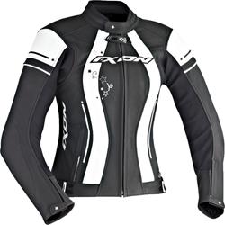 IXON ALCYONE Damenlederjacke schw./weiss XS IXON ALCYONE Damenlederjacke schw./weiss XS