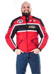 SPIDER STREET CULTURE Tex-Jacke rot/schwarz M SPIDER STREET CULTURE Tex-Jacke rot/schwarz M