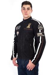 SPIDER AMERICAN Lederjacke schwarz/nubuk XS SPIDER AMERICAN Lederjacke schwarz/nubuk XS