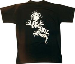 T-Shirt TRIBAL mit Druck schwarz M T-Shirt TRIBAL mit Druck schwarz M