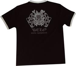 BELO SKULL T-Shirt schwarz/grau XL BELO SKULL T-Shirt schwarz/grau XL
