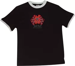 BELO SKULL T-Shirt schwarz/orange XXL BELO SKULL T-Shirt schwarz/orange XXL