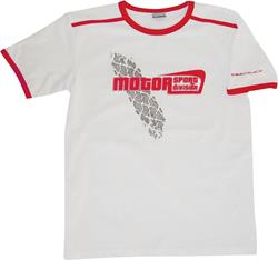 BELO MOTORSPORT T-Shirt weiss/rot M BELO MOTORSPORT T-Shirt weiss/rot M