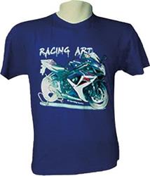 MM RACING ART GSX-R T-Shirt blau L