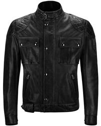 BELSTAFF BROOKLANDS Lederjacke antik schwarz XL BELSTAFF BROOKLANDS Lederjacke antik schwarz XL