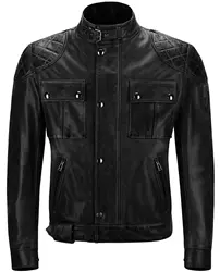 BELSTAFF BROOKLANDS Lederjacke antik schwarz XXL BELSTAFF BROOKLANDS Lederjacke antik schwarz XXL