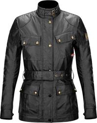 BELSTAFF CLASSIC TOURIST TROPHY Damentextiljacke 6OZ-Wax schwarz 44