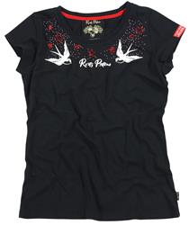 RUSTY PISTONS CHARLOTTE Damen T-Shirt schwarz L RUSTY PISTONS CHARLOTTE Damen T-Shirt schwarz L