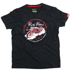 RUSTY PISTONS LAUREL T-Shirt schwarz L