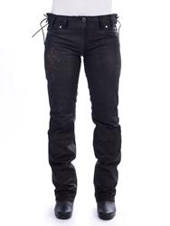 BELO CRAWFORD Damenlederhose schwarz nubuk 34 BELO CRAWFORD Damenlederhose schwarz nubuk 34