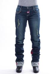 RUSTY PISTONS MONROE Damen Jeans blau 34