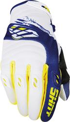 SHOT CONTACT FAST Handschuhe blau/gelb/weiss 10